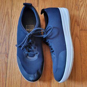 FitFlop 8.5 Sneakers Navy Lace Up F Sporty Mesh Sneakers Comfort‎ Shoes